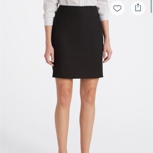 Tribal Black Pencil Skirt